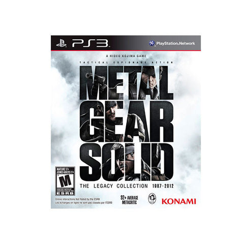 Metal Gear Solid: The Legacy Collection  PlayStation 3